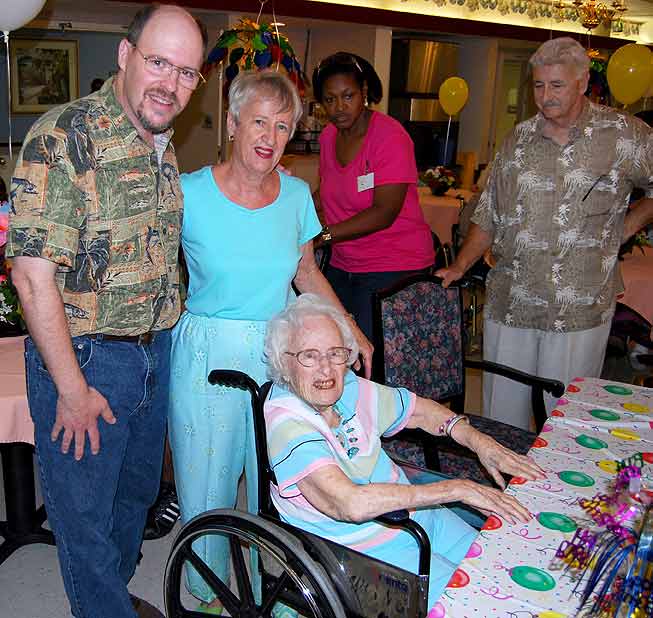 Celebrating  her 100th Brithday!