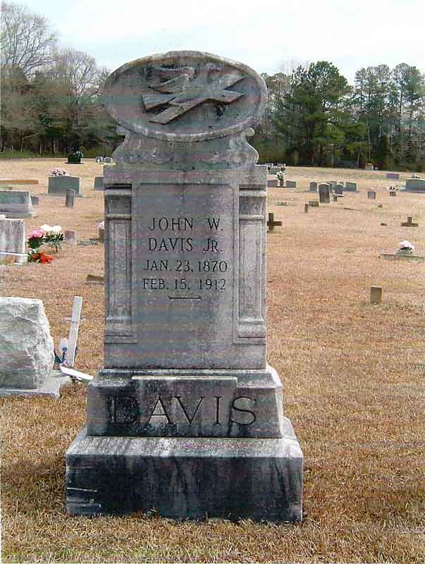 Grave of John Davis Jr.