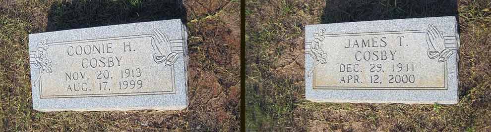 Graves of Coonie & James