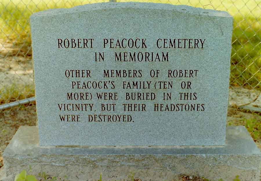 Robert Peacock Cemetery