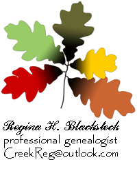Regina H. Blackstock, professional genealogist